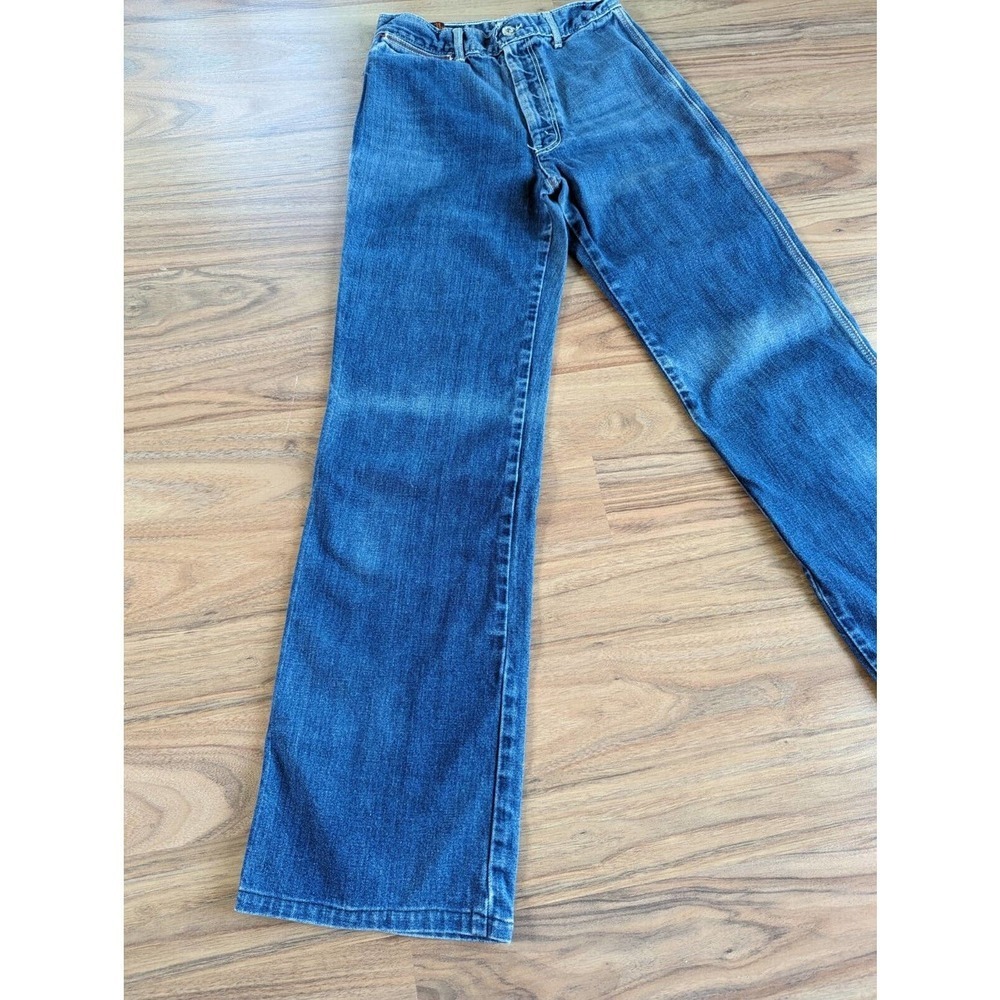 Vintage 1970s Landlubber High Waist Flare Jeans B… - image 4